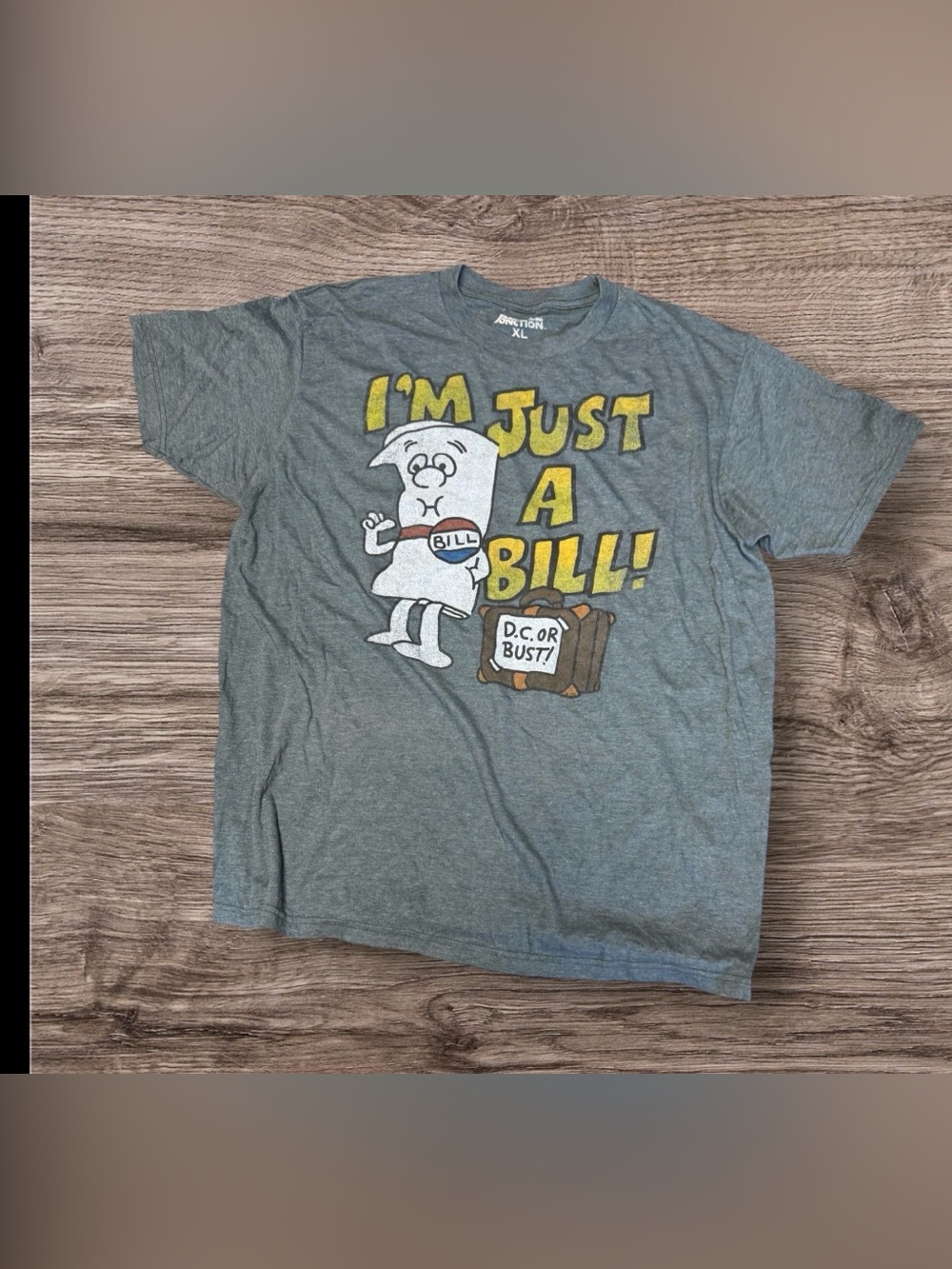 Ripple Junction Schoolhouse Rock! I'm Just A Bill Adult T-Shirt SZ XL